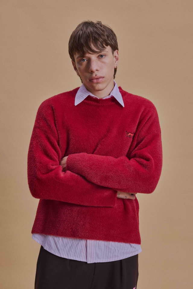 Sweater Peludo Rojo