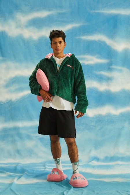 Campera Sherpa Verde