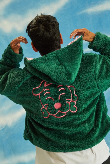Campera Sherpa Verde