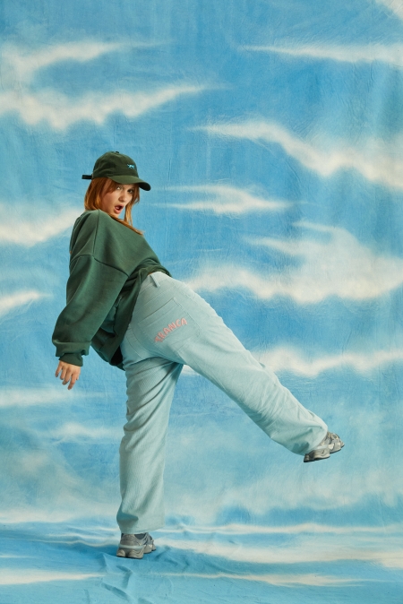 Pantalón Corderoy Celeste