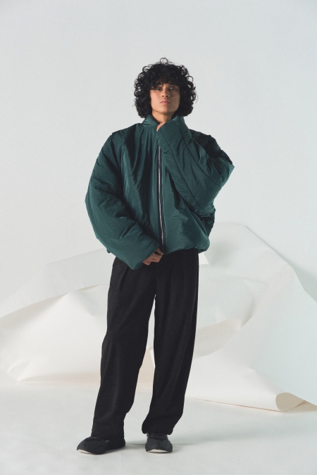 Campera Puffer Hielo Verde