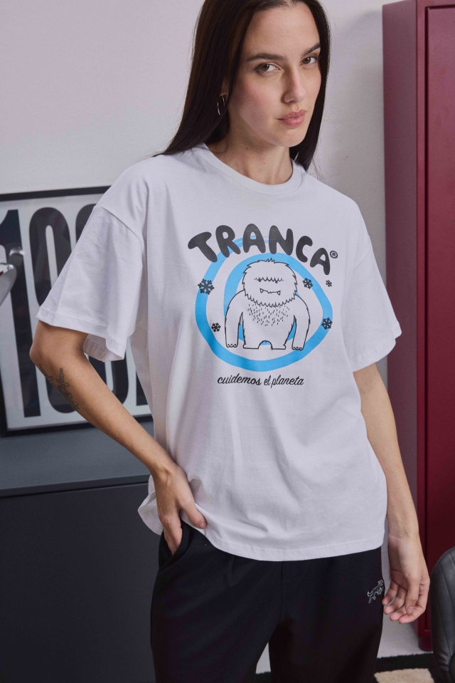 Remera Baby Yeti Blanca