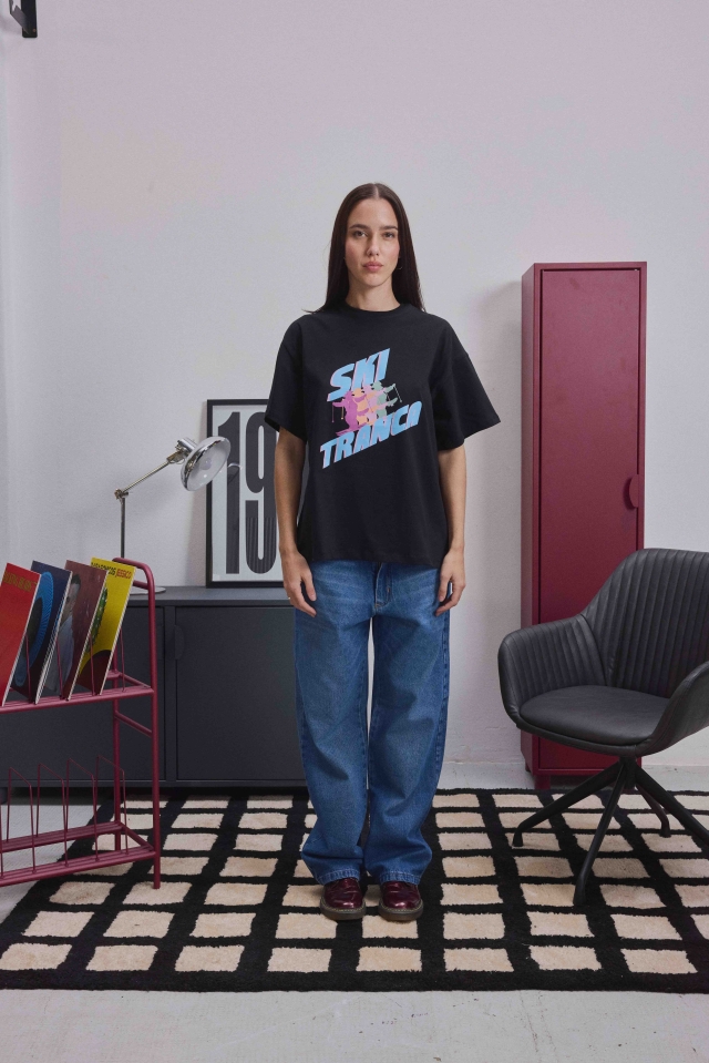Remera Ski Tranca Negra